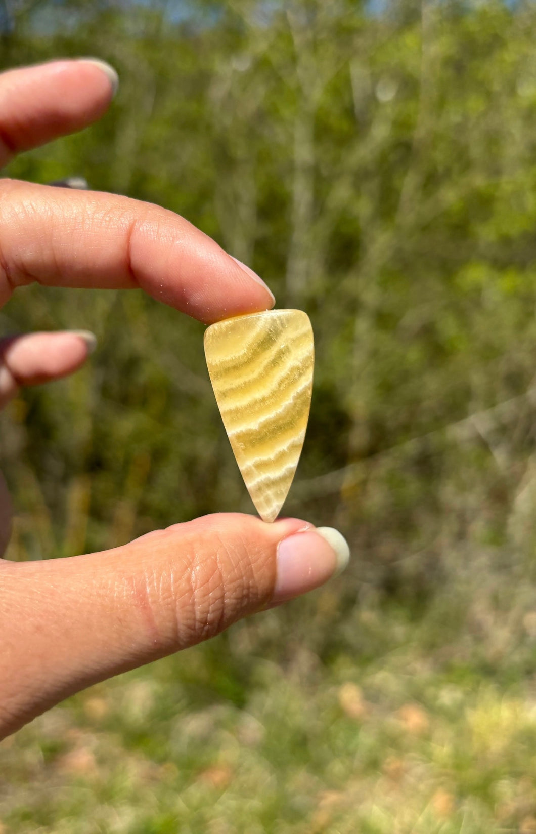 VENDU Calcite jaune 13