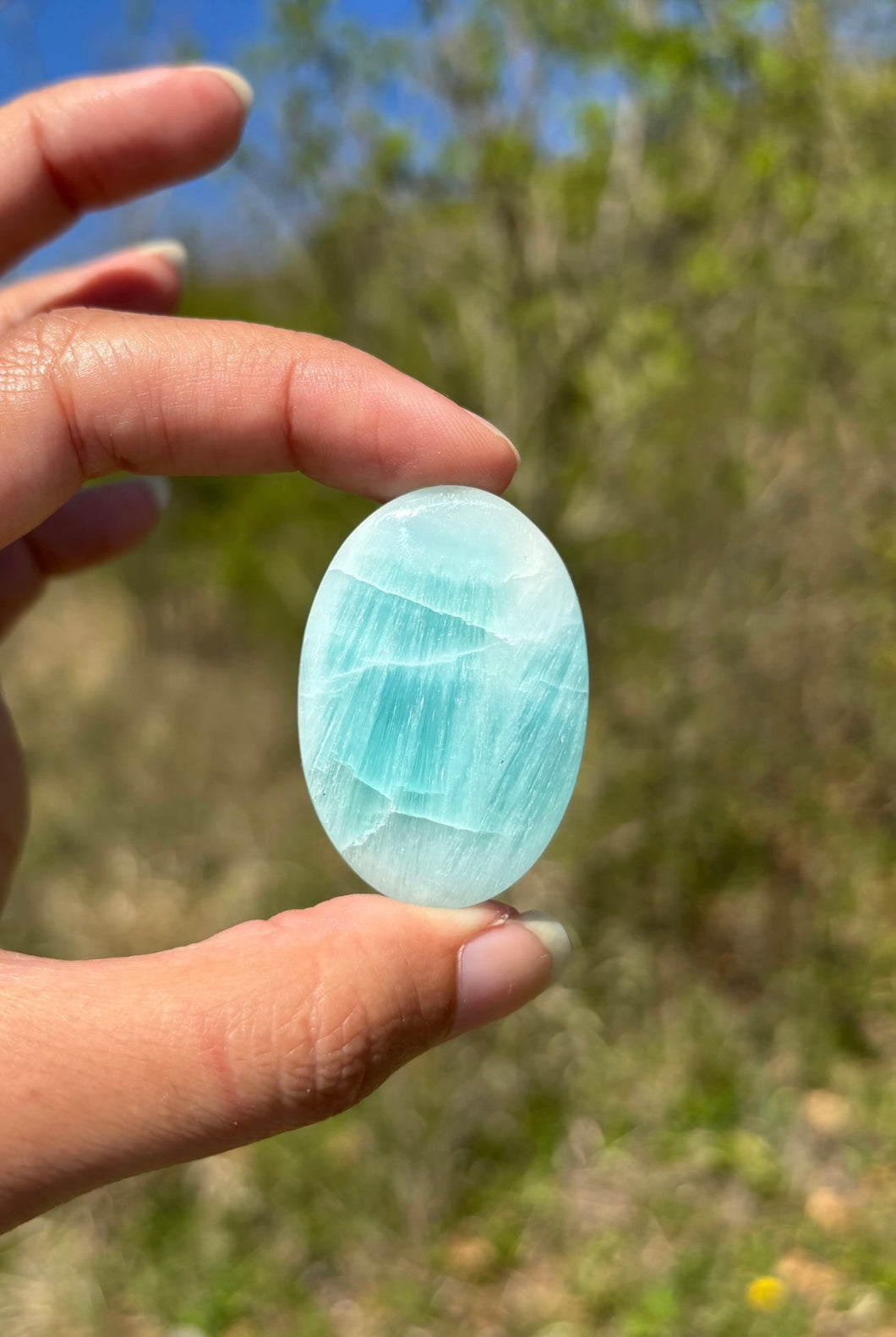 Aragonite bleue 1