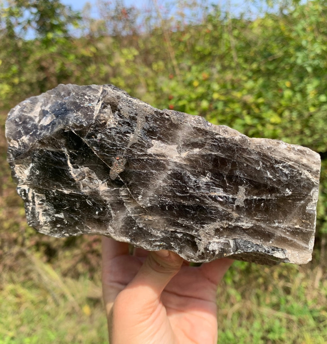 Quartz fumé brut de Madagascar