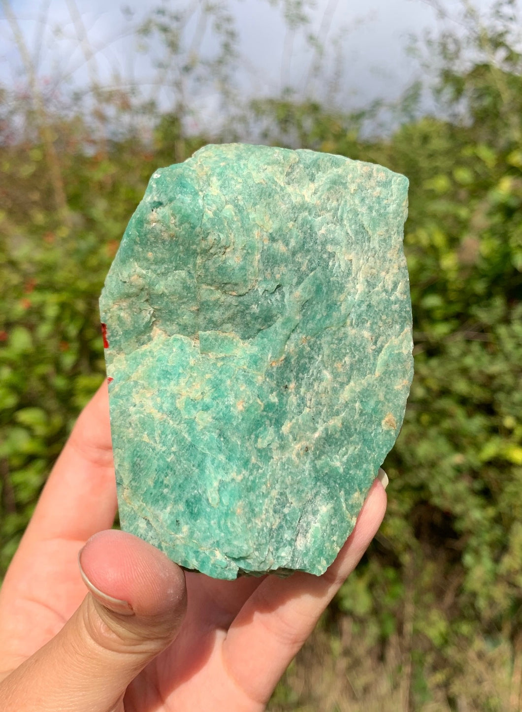 Amazonite brut de Madagascar