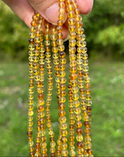 Charger l&#39;image dans la galerie, Perles en ambre, couleur jaune, 4,5mm
