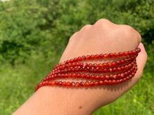 Charger l&#39;image dans la galerie, Perles en cornaline / agate rouge entre 4 et 14mm CAU
