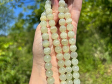 Charger l&#39;image dans la galerie, Perles en calcite verte entre 6 et 10mm
