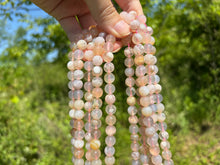 Charger l&#39;image dans la galerie, Perles en agate fleurie entre 6 et 10mm AFD
