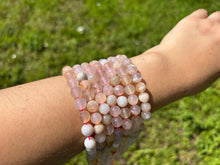 Charger l&#39;image dans la galerie, Perles en agate fleurie entre 4 et 10mm AFU
