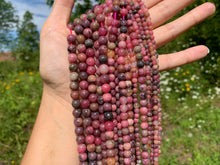 Charger l&#39;image dans la galerie, Perles en rhodonite entre 4 et 8mm
