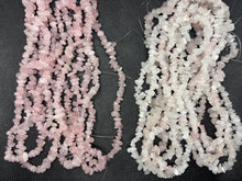 Charger l'image dans la galerie, Perles en quartz rose, forme chips
