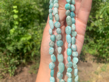 Charger l&#39;image dans la galerie, Perles en amazonite, petits galets 8-10mm
