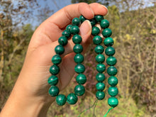 Charger l&#39;image dans la galerie, Perles en malachite entre 4 et 10mm MU
