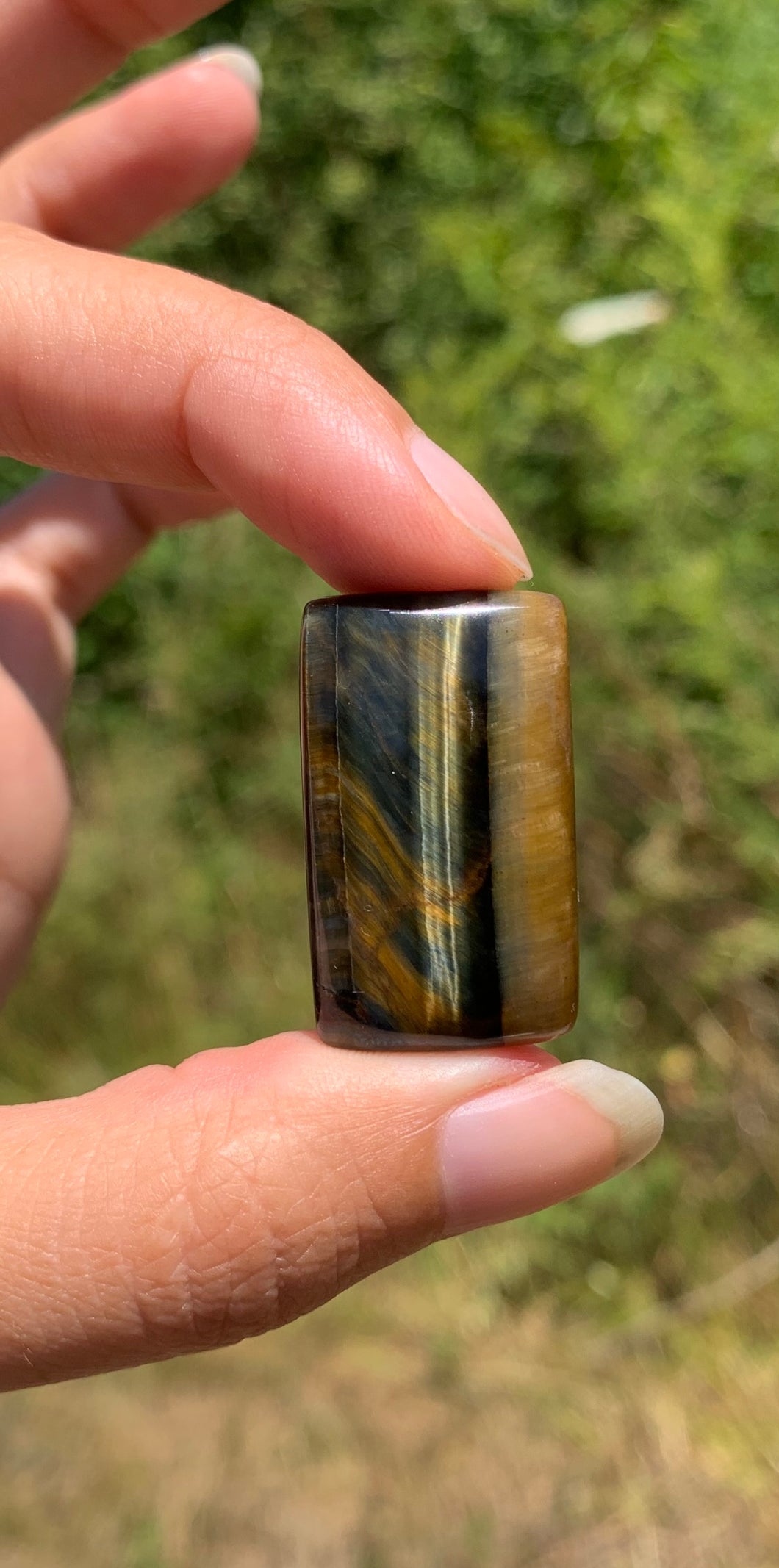VENDU Oeil de faucon mélangé avec de l'oeil de tigre 1