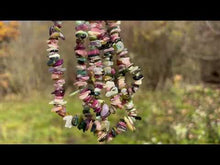 Charger et lire la vidéo dans la visionneuse de la Galerie, Perles en tourmaline multicolore, forme chips
