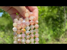 Charger et lire la vidéo dans la visionneuse de la Galerie, Perles en agate fleurie entre 4 et 10mm AFU
