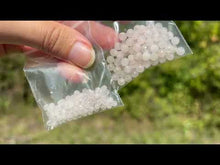 Charger et lire la vidéo dans la visionneuse de la Galerie, Perles en quartz rose facettées entre 3 et 4mm
