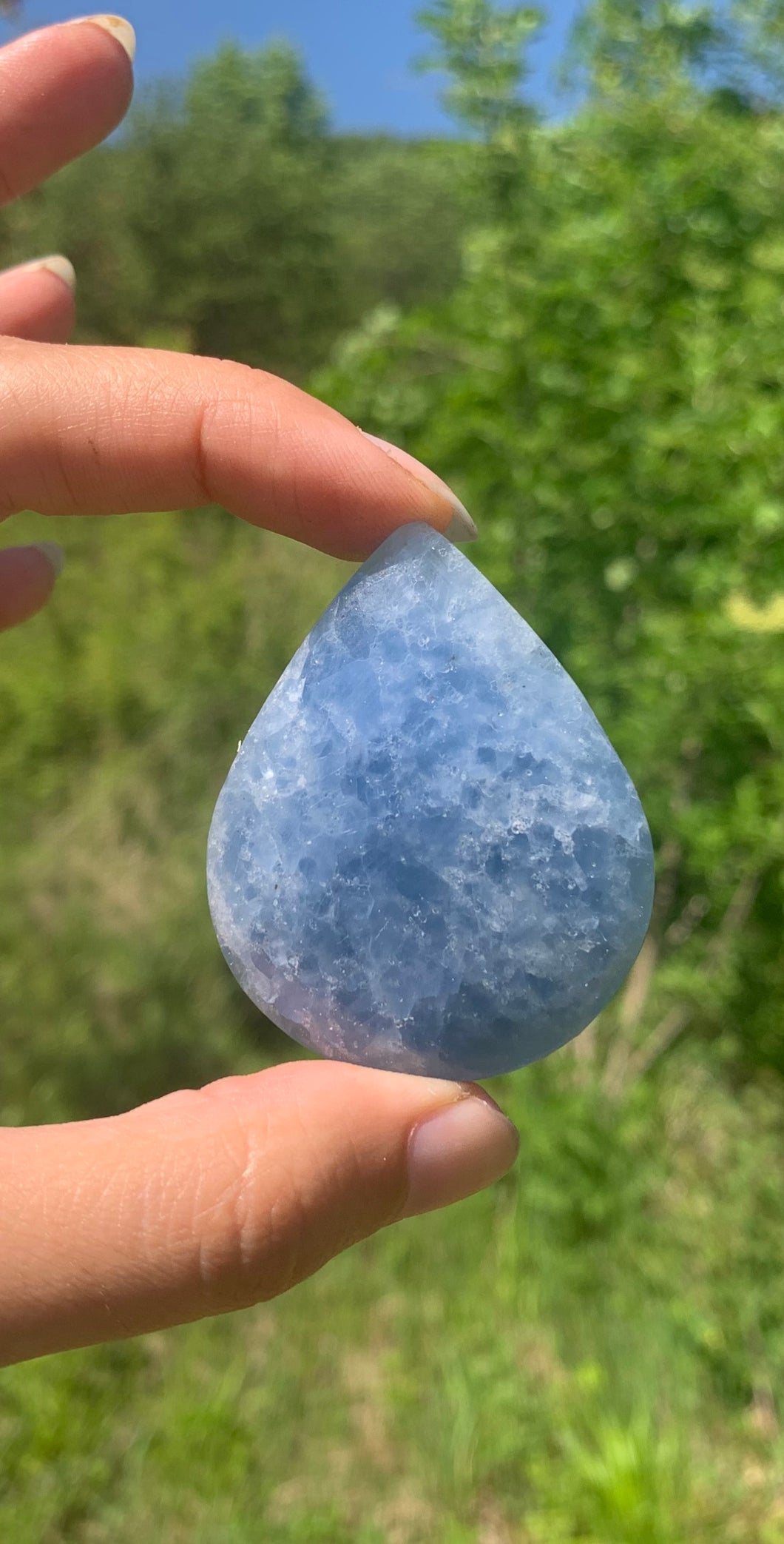 VENDU Calcite bleue 4