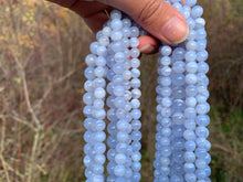 Charger l&#39;image dans la galerie, Perles en agate blue lace entre 6 et 10mm ABLD

