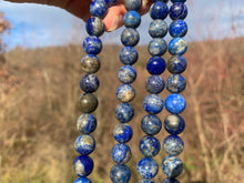 Charger l&#39;image dans la galerie, Perles en lapis-lazuli entre 4 et 14mm LU
