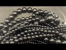 Charger et lire la vidéo dans la visionneuse de la Galerie, Perles en agate noire entre 4 et 20mm
