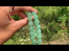 Charger et lire la vidéo dans la visionneuse de la Galerie, Perles en aventurine verte entre 4 et 14mm
