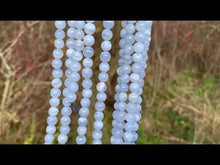 Charger et lire la vidéo dans la visionneuse de la Galerie, Perles en agate blue lace entre 6 et 10mm ABLD
