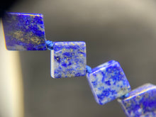 Charger l&#39;image dans la galerie, Perles en lapis-lazuli, forme carré
