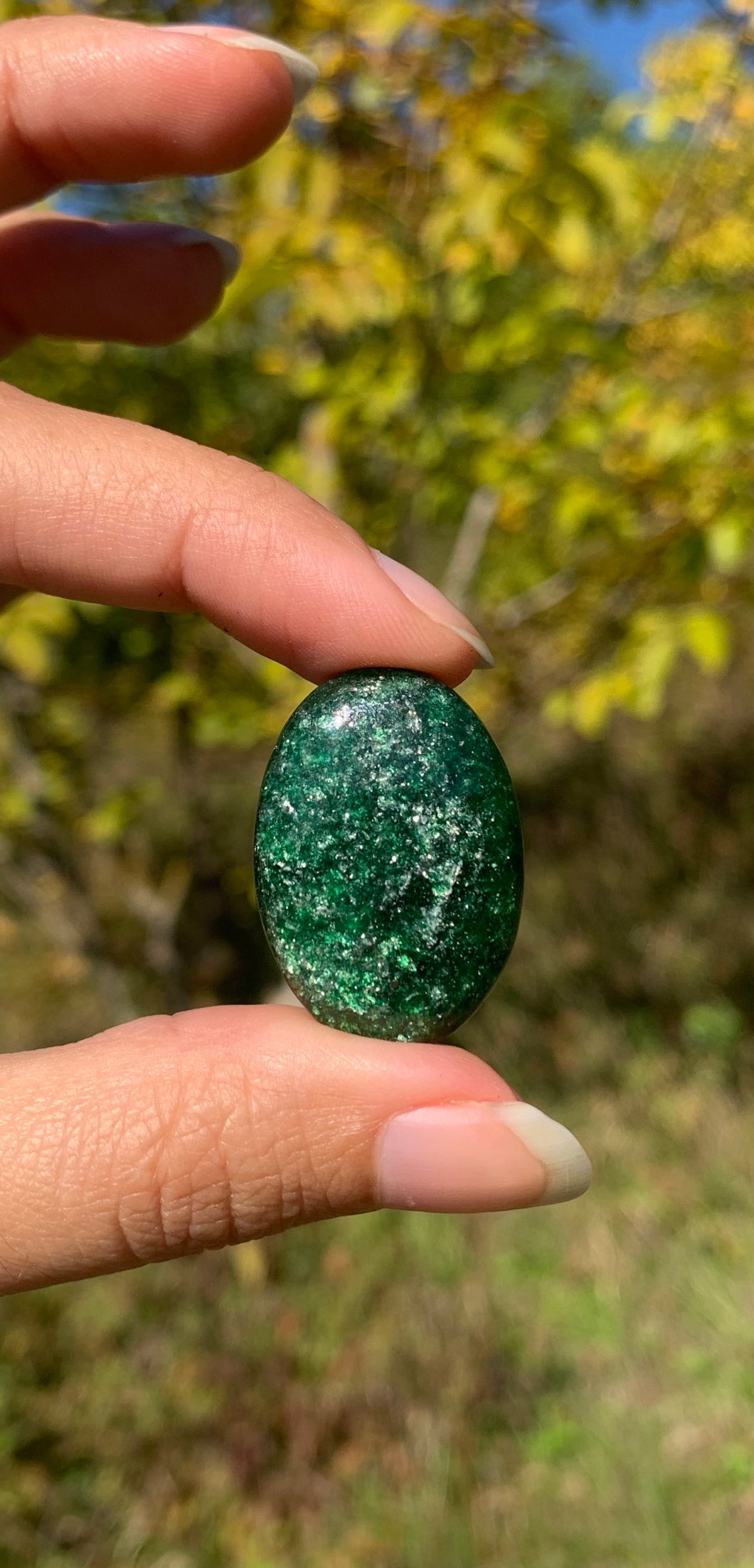 VENDU Aventurine verte 10