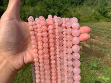 Charger l&#39;image dans la galerie, Perles en quartz rose entre 4 et 16mm
