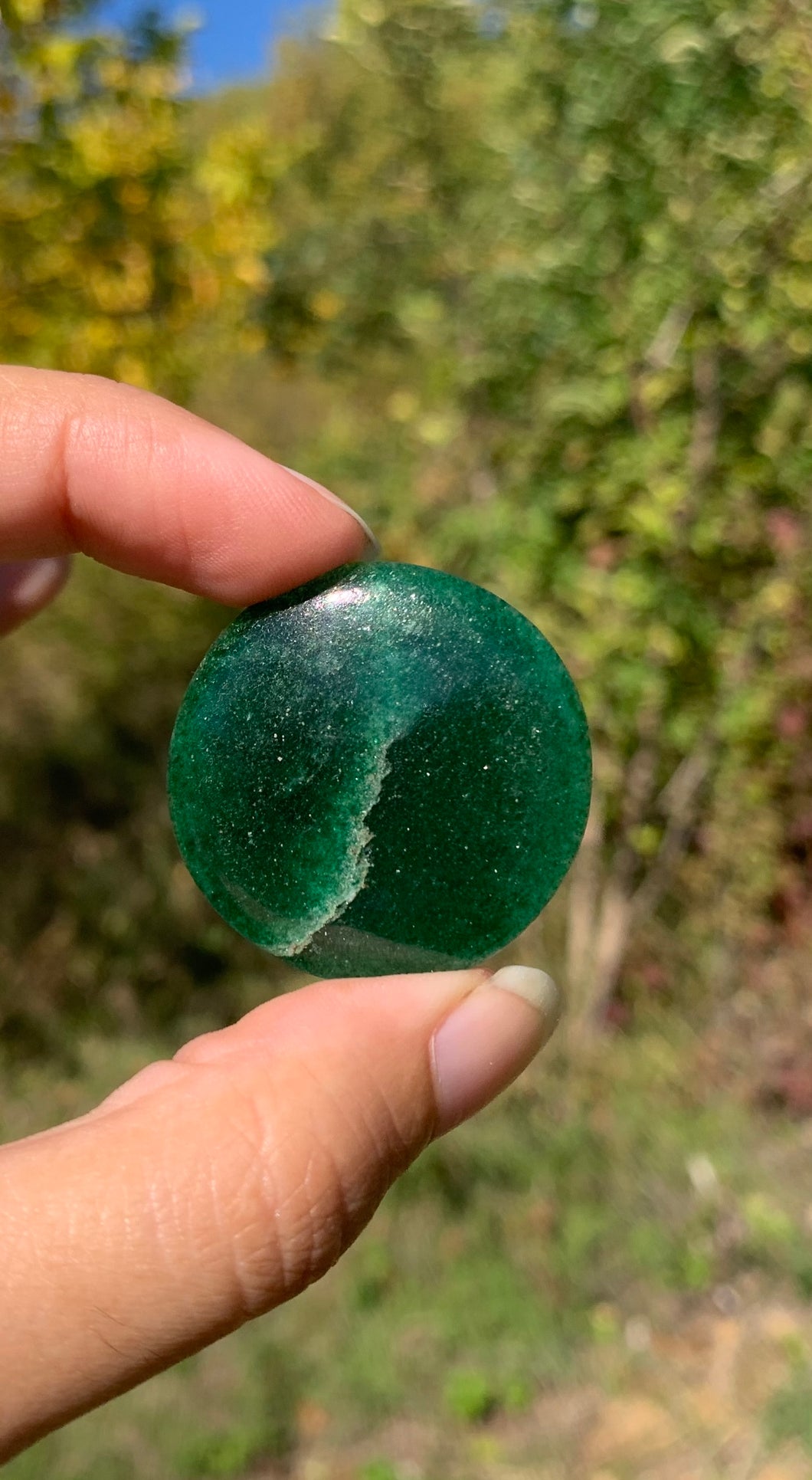 VENDU Aventurine verte 17