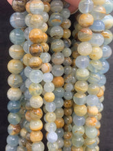 Charger l&#39;image dans la galerie, Perles en calcite bleue entre 6 et 10mm
