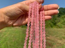 Charger l&#39;image dans la galerie, Perles en quartz rose transparentes entre 4 et 12mm QRU
