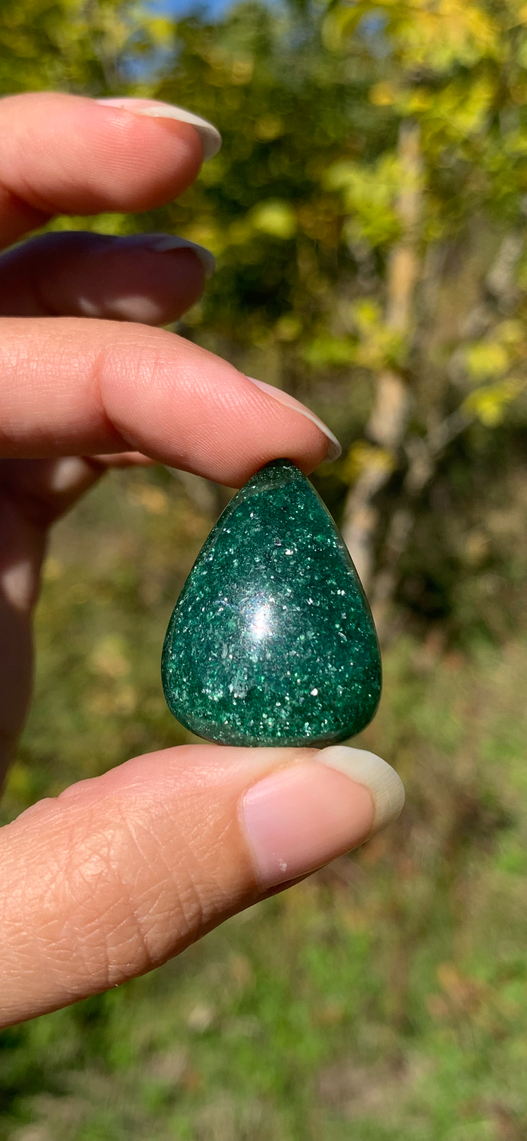 VENDU Aventurine verte 7